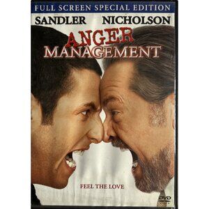 Anger Management (DVD, 2003) Full Screen Jack Nicholson Adam Sandler Comedy